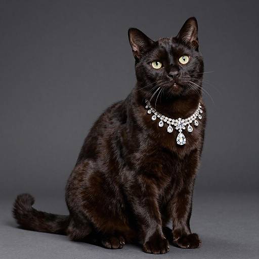 Luxurious Portrait of a Turkish Angora Cat