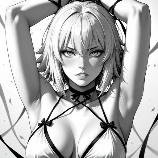 Mono Art of Jeanne d'Arc Alter