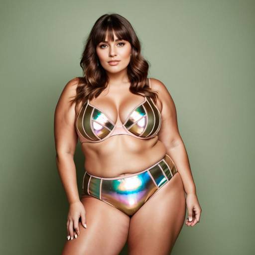 Ethereal Plus-Size Pinup Photo Shoot