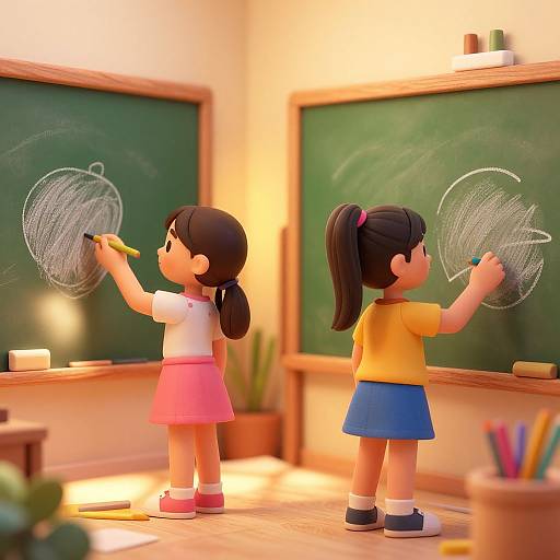 AI Tween Girls Creative Studio Scene