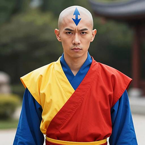 Cosplay of Aang from Avatar The Last Airbender