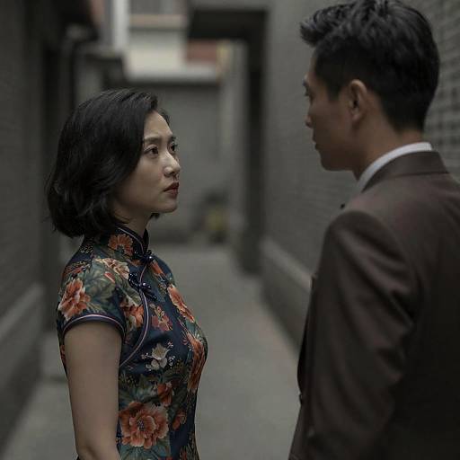 Intense Encounter in a Dim Alley