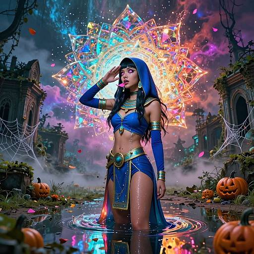 Otherworldly Post-Apocalyptic Egyptian Mage