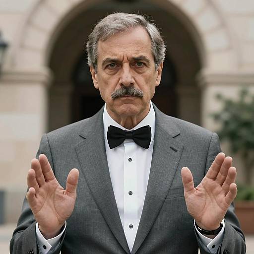 Cinematic Portrait of a Distinguished Man