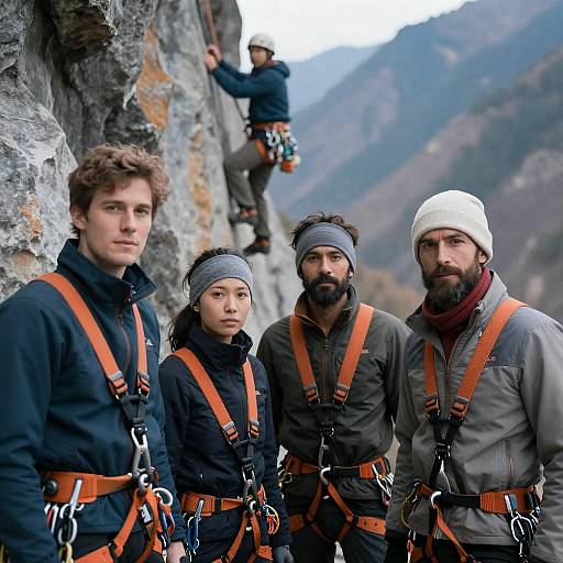 Serious Climbers at Mountain Cave