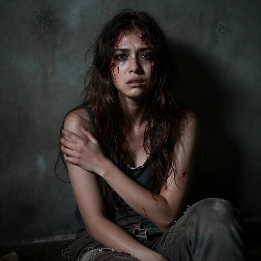 Haunting Portrait of Distress and Survival