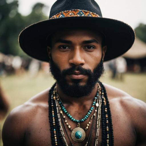 Boho Style Male Costume Portrait