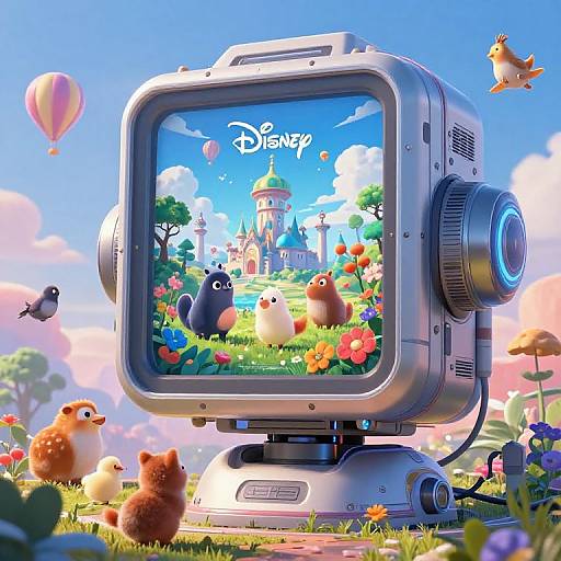 AI-Generated Pixar-Style Animated Posters