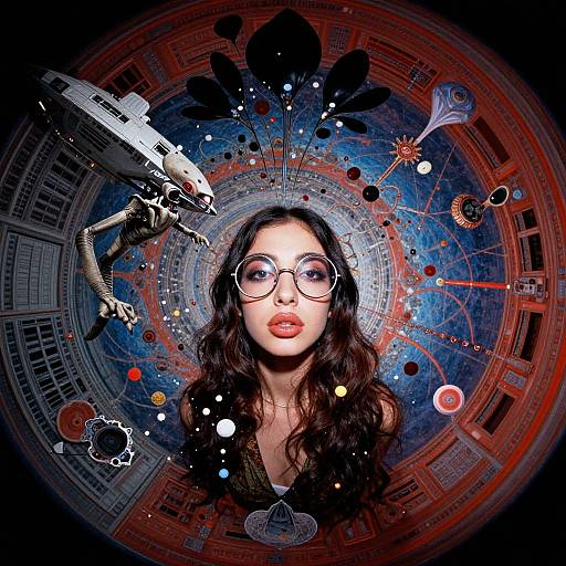 Persian Sci-Fi Analog Portrait