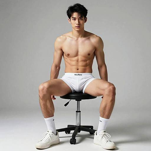 Realistic Handsome Male Portrait