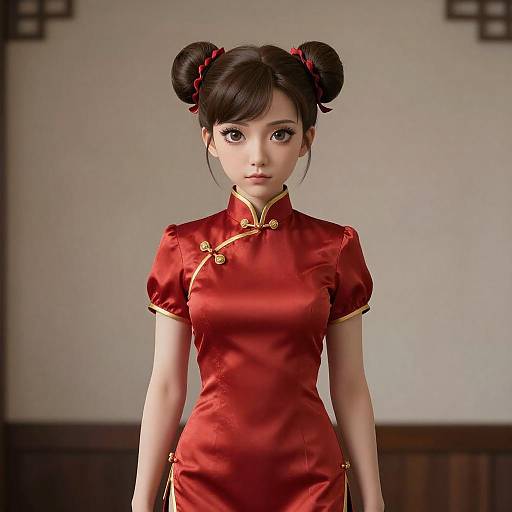 Chun-Li Inspired Gothic Portrait