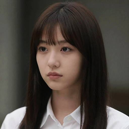 Close-Up Portrait of Young Woman