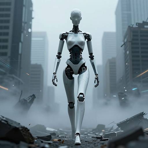 Delicate AI in Post-Apocalyptic City