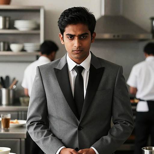 Portrait of a Young South Asian Man