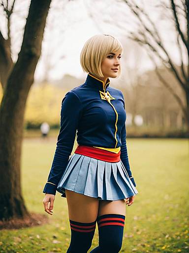 Lifestyle costume photo of Ashelia b'nargin dalmasca. Cosplay clothes