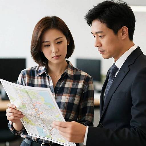 Office Collaboration Over a Map