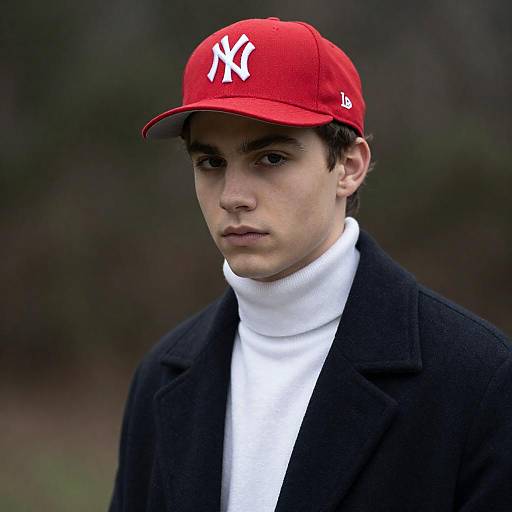 Serious Young Man in Urban Style