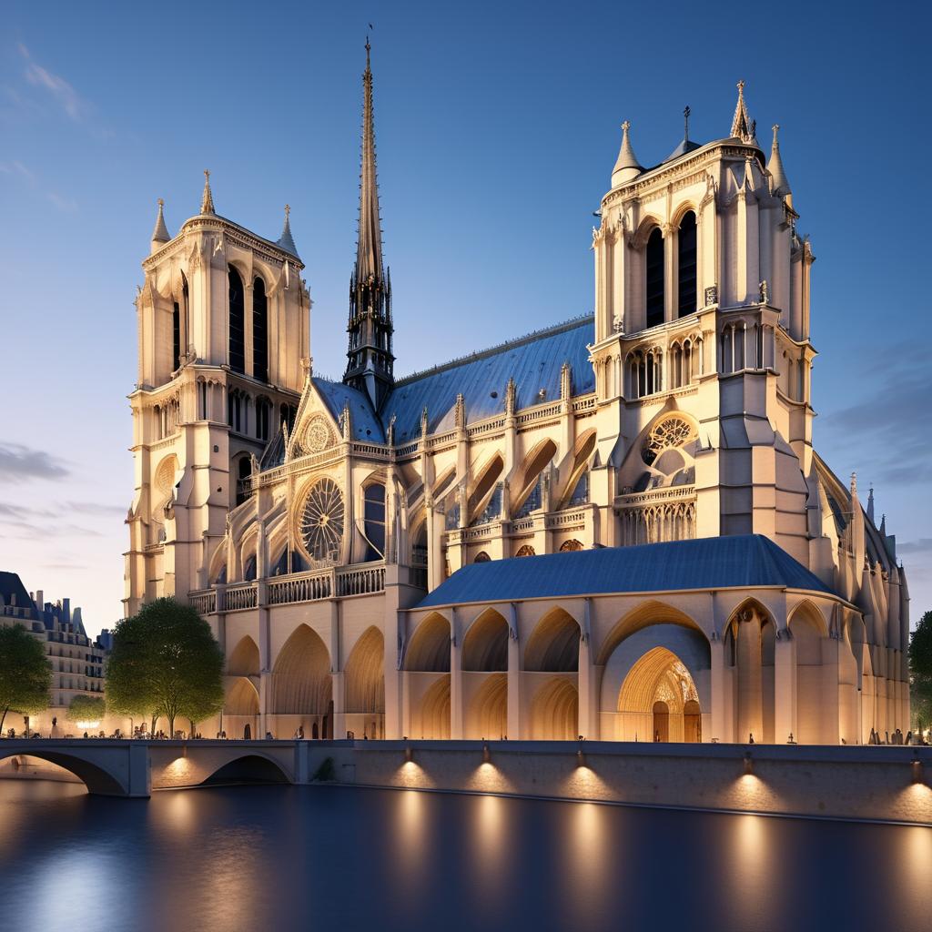 Futuristic Notre Dame: Norman Foster Design