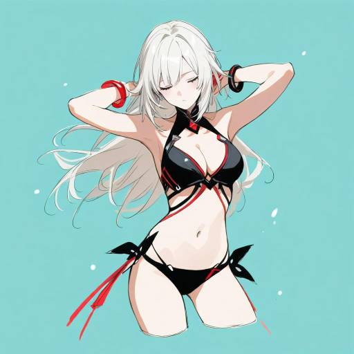 Swimsuit Sketch Inspired by Scarlet Nexus