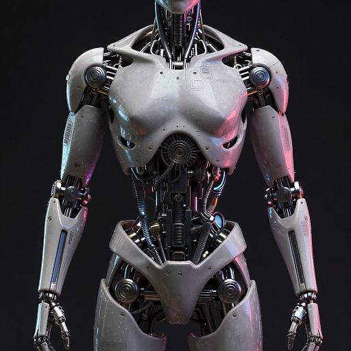 Biomechanical Human-Machine Fusion Art