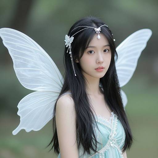 Realistic Fairy Costume Portrait