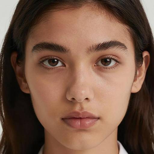 Fashion Close-Up of Trendy Young Woman