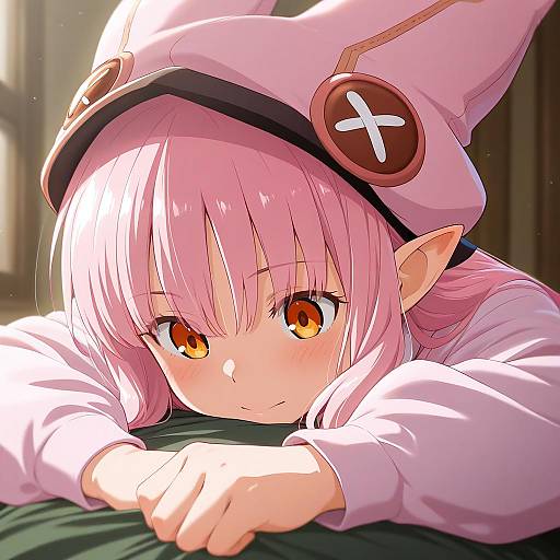 Illustration of Habetrot (fate), fate (series) in the style of Fuchi (nightmare)