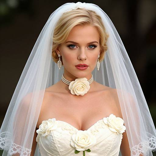 Realistic Frankenbride Costume Portrait