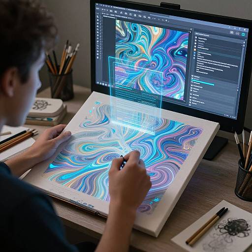 Digital Painter’s AI-Enhanced Workspace