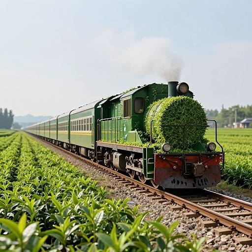 Tea Leaf Train Vanishing Horizon