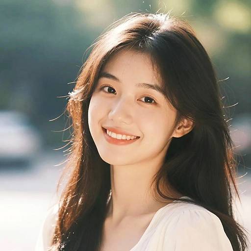 Dreamy Smile Filter Portrait