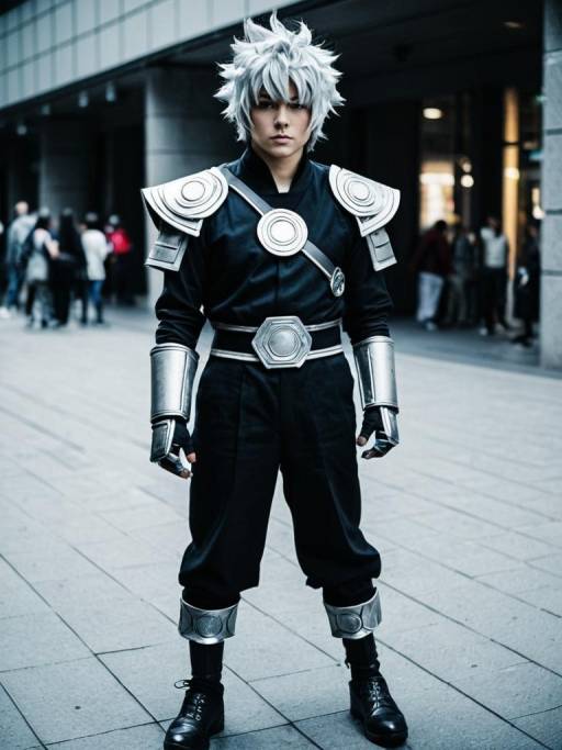Man in Asta Cosplay Costume