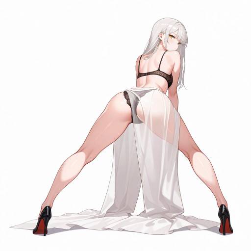 Confident Woman in Lingerie Portrait Confident Woman in Lingerie Portrait