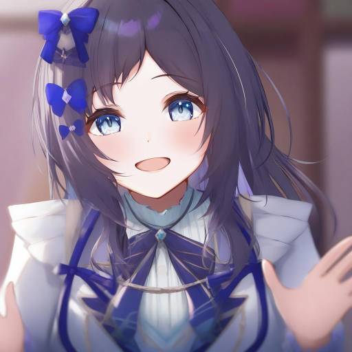 Illustration of Aiba uiha, nijisanji in the style of Missile228