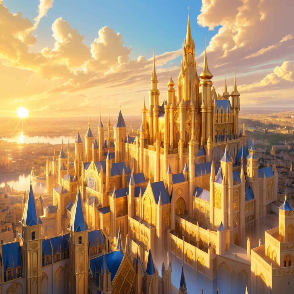 Majestic Fantasy City of Mages