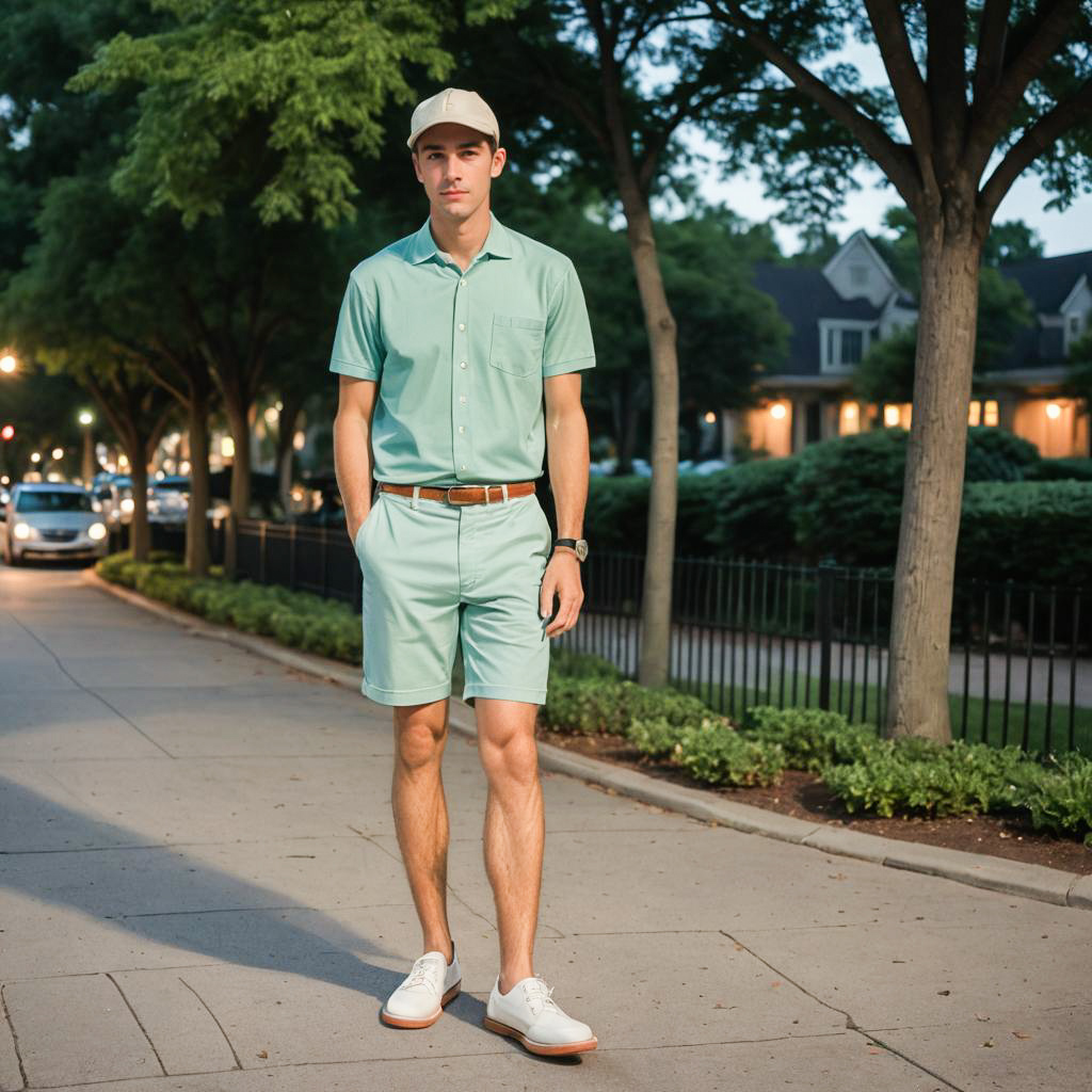 Frat Boy Style Evening Stroll Snapshot