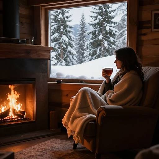 Cozy Cabin Winter Relaxation