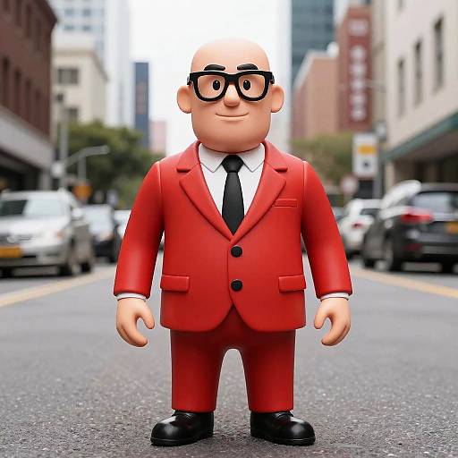 Plastic Man Villains in Red Suit