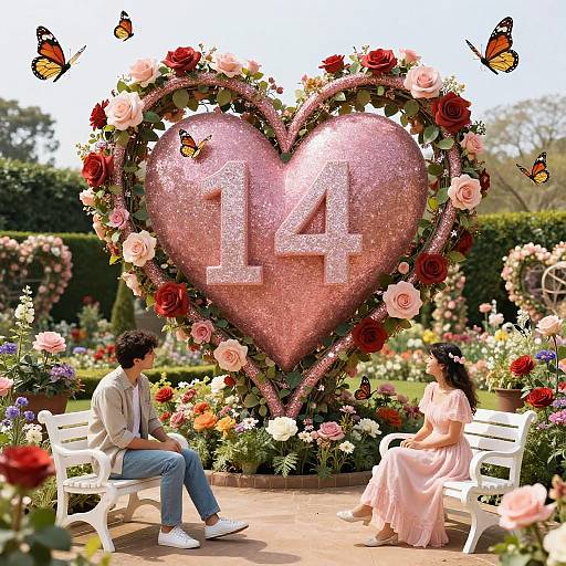 Enchanted Valentine's Day Garden