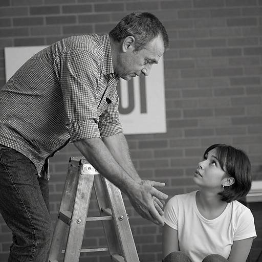 Intimate Indoor Interaction in Black-and-White