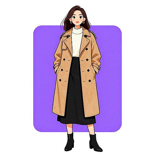 Chic Woman in Casual Elegance