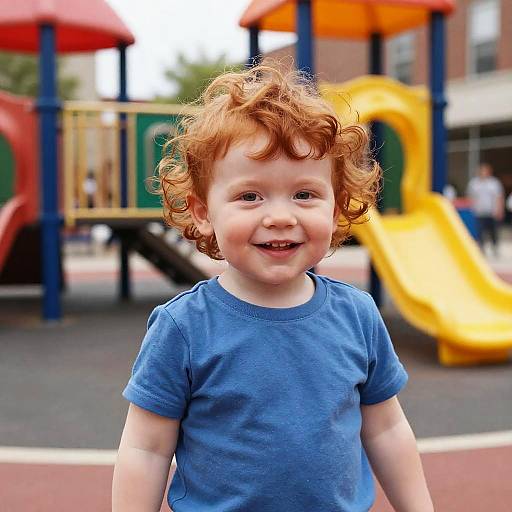 Happy Toddler at Urban Playground