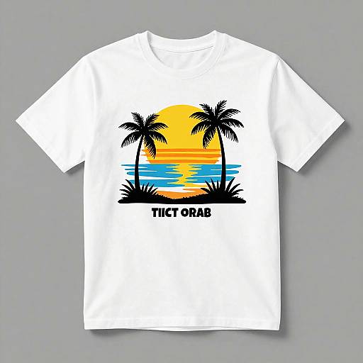 Tropical Streetwear T-Shirt Design