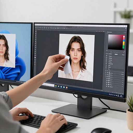 Seamless Sticker Removal Workspace