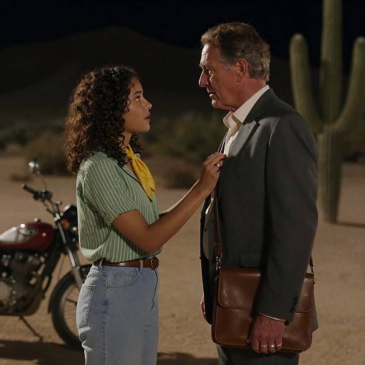 Dramatic Desert Movie Scene Capture