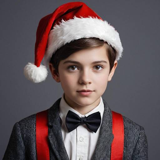 Realistic Boy in Festive Costume