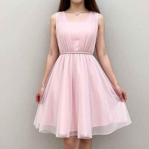 Sparkle Fairy Woman in Pink Dress