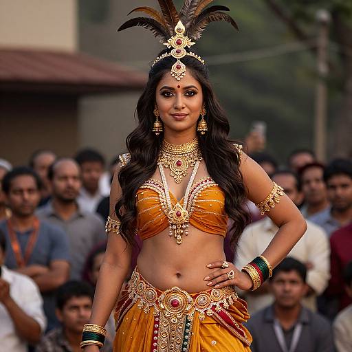 Indian Mythology Woman in Costume