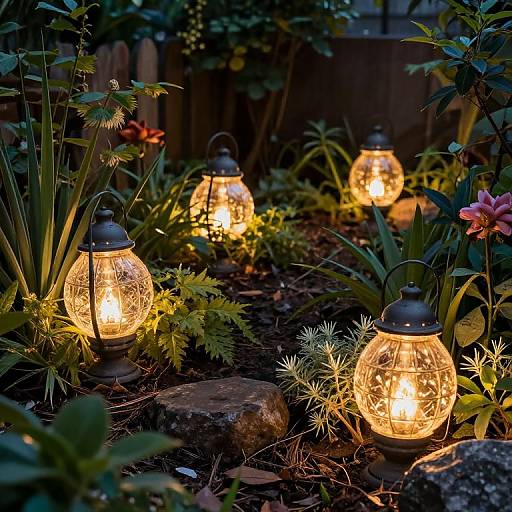 Whimsical DIY Garden Lighting Ideas