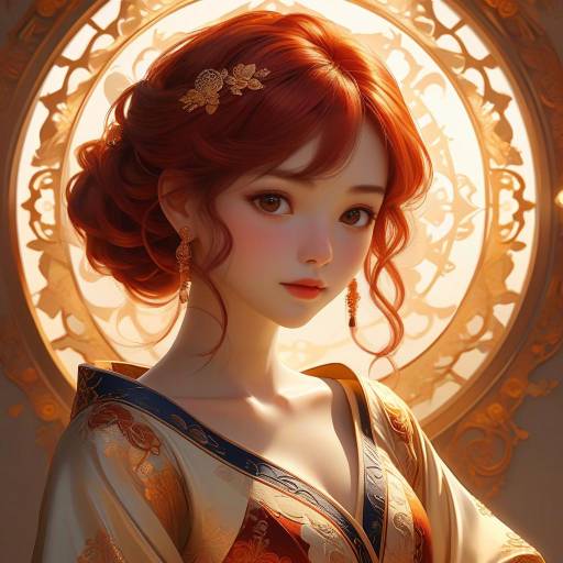 Ethereal Anime Beauty in Serenity